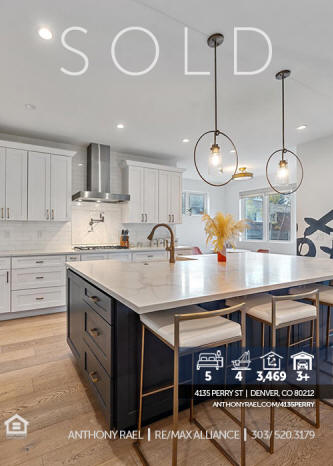 SOLD | 4135 Perry St | Denver CO 80212 | Custom Two-Story Home with income-producing ADU in Berkeley Neighborhood