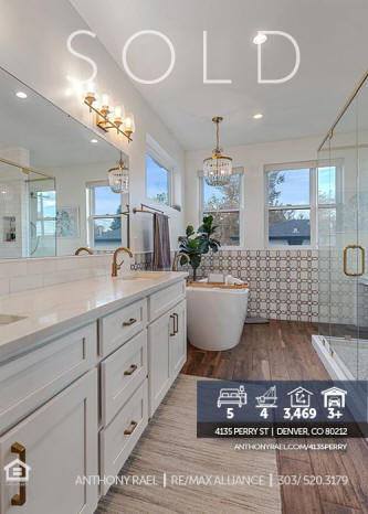 SOLD | 4135 Perry St | Denver CO 80212 | Custom Two-Story Home with income-producing ADU in Berkeley Neighborhood