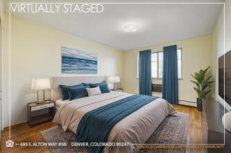 695 S. Alton Way #5B - Spacious Bedroom #2 - Windsor Gardens in Denver