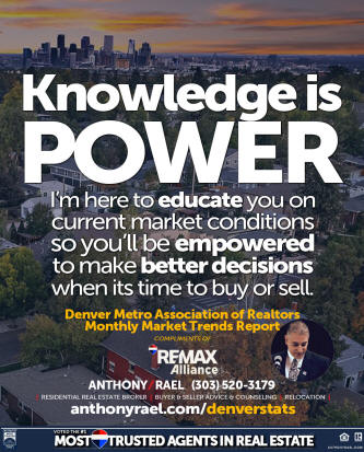 Knowledge is Power. Denver Colorado REMAX Agent Anthony Rael will help educate you on current real estate market conditions so you can make better decisions. Just Call Ants