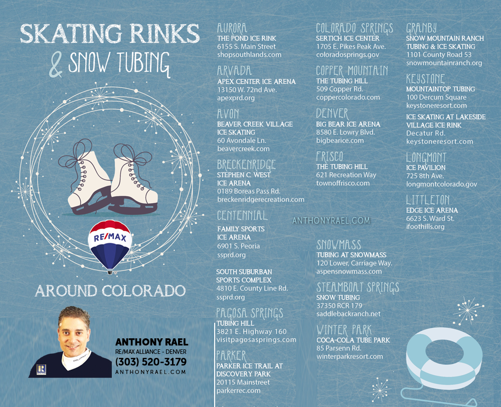 Things to do in Colorado : Winter Fun around Colorado - Skating Rinks & Snow Tubing